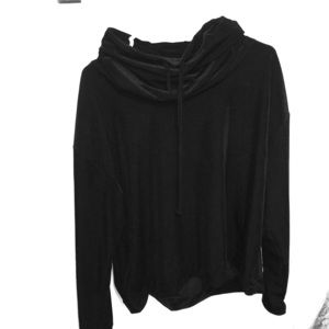 XERSION black cowl neck athletic pullover